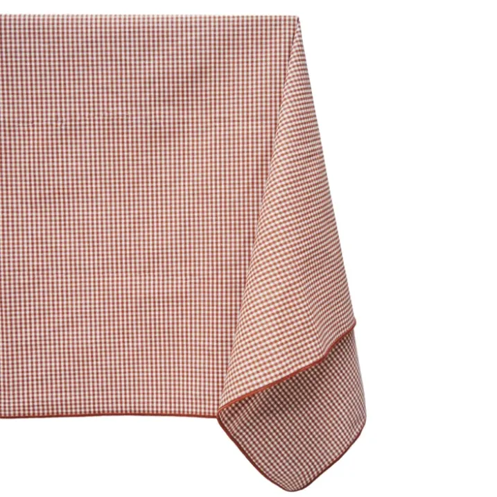 Nappe rectangulaire enduite à carreaux