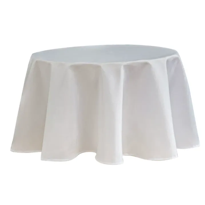 Nappe ronde infroissable et anti-tâches