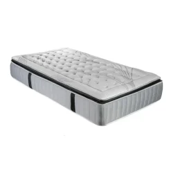 Pack à matelas à ressorts ensachés + sommier + accessoires
