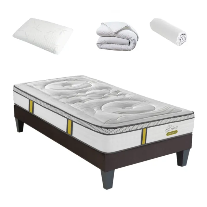 Pack Prêt à dormir avec matelas à ressorts ensachés