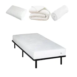 Pack prêt à dormir EGIO - sommier métal