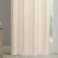 Paire de rideaux jacquard tissé abstrait avec relief