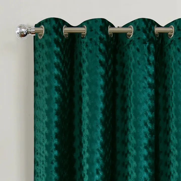 Paire de rideaux obscurcissants effet velours