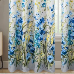 Paire de Rideauxoccultants motif floral