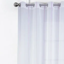 Paire de voilages à bandes verticales brillantes