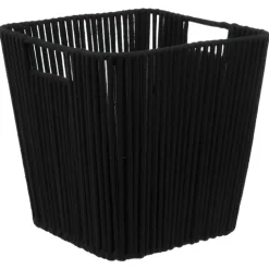 Panier de rangement à effet corde