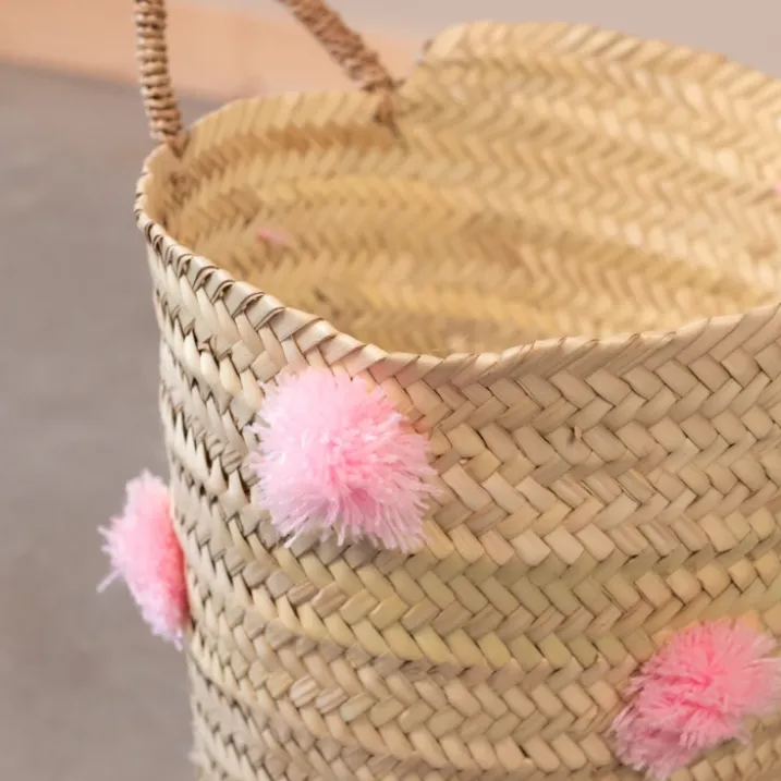 Panier de rangement à pompons