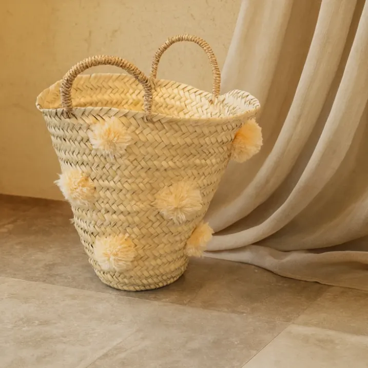 Panier de rangement à pompons