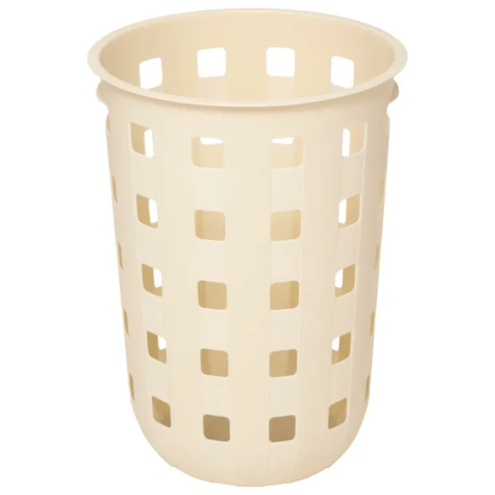 Panier à linge avec couvercle ajouré en bambou