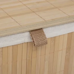 Panier à linge double 100L en bambou