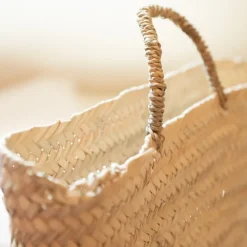 Panier suspendu osier