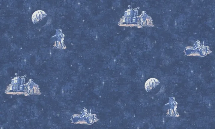 Papier Peint "Astronaute bleu"