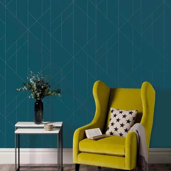 Papier peint aux lignes graphiques