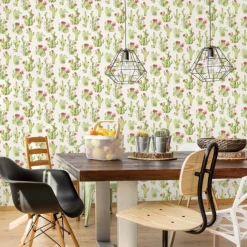 Papier peint cactus