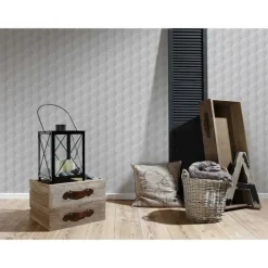 Papier peint graphique effet 3D