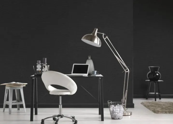 Papier Peint Impression" Brique Noir"
