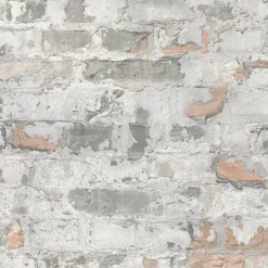 Papier peint imprimé briques usées Berlin