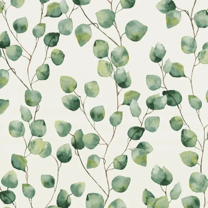 Papier peint imprimé micro feuilles