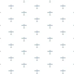 Papier peint imprimé petits avions