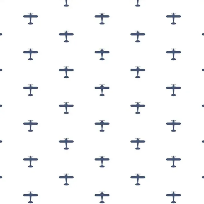 Papier peint imprimé petits avions