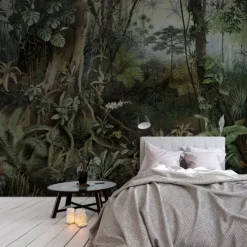 Papier peint panoramique au cœur de la jungle