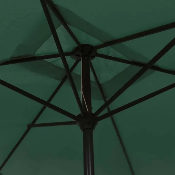 Parasol d'extérieur rectangulaire inclinable