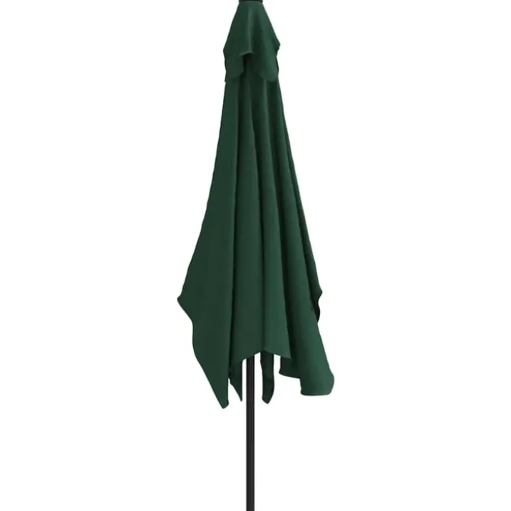 Parasol d'extérieur rectangulaire inclinable