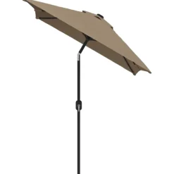 Parasol d'extérieur rectangulaire inclinable