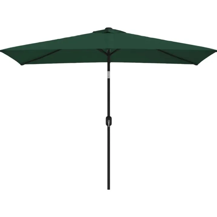 Parasol d'extérieur rectangulaire inclinable