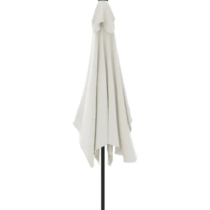 Parasol d'extérieur rectangulaire inclinable