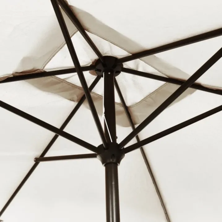Parasol d'extérieur rectangulaire inclinable