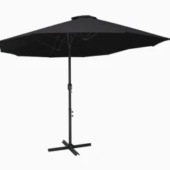 Parasol à double toit droit