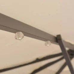 Parasol déporté Ø 300 cm avec éclairage LED