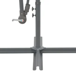 Parasol déporté Ø 300 cm avec éclairage LED