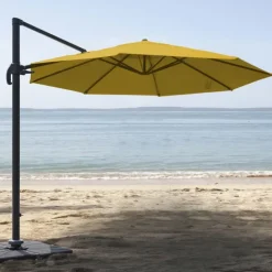 Parasol déporté rond
