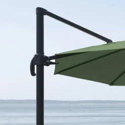 Parasol déporté rond