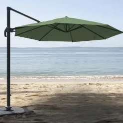 Parasol déporté rond