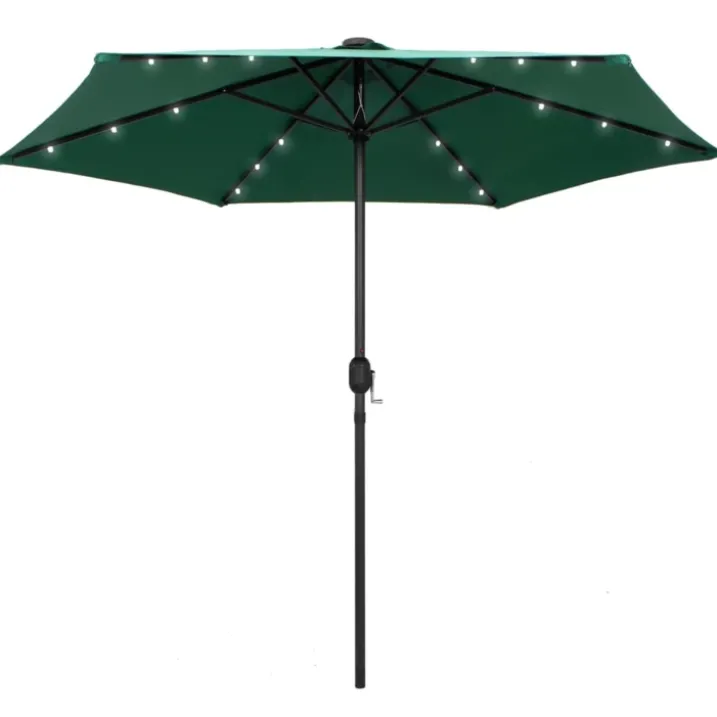 Parasol droit Ø 270 cm avec LED