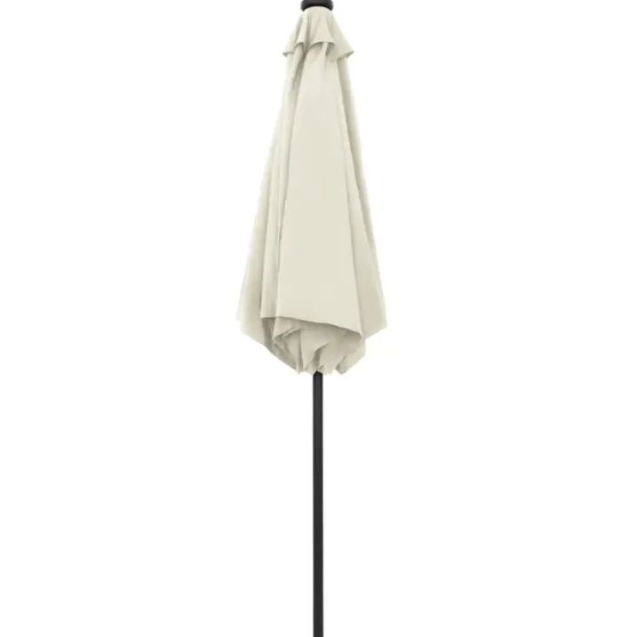 Parasol droit Ø 270 cm avec LED