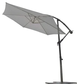 Parasol Ø 3 m Mat Déporté à Manivelle