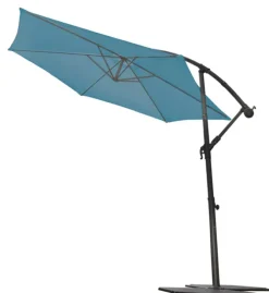 Parasol Ø 3 m Mat Déporté à Manivelle