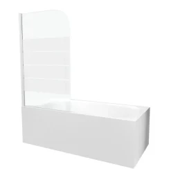 Pare baignoire à volet pivotant