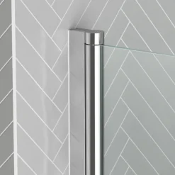 Pare douche avec porte serviette
