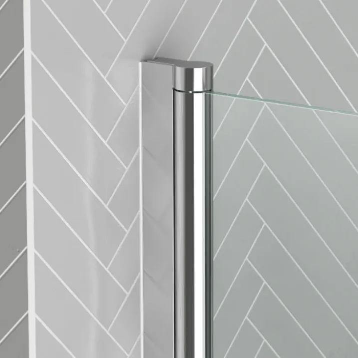 Pare douche avec porte serviette