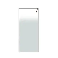 Paroi de douche en verre trempé effet brume