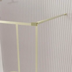 Paroi de douche à l’italienne en verre trempé 6 mm Art déco