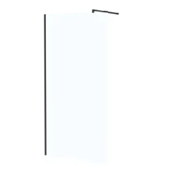 Paroi de douche minimaliste en verre trempé