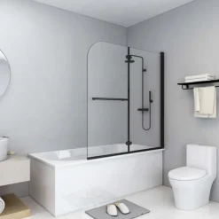 Paroi de douche pliable 2 panneaux