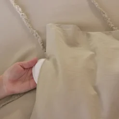 Parure de lit coton lavé tuftée géométrique