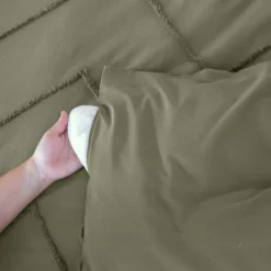 Parure de lit coton tuftée géométrique